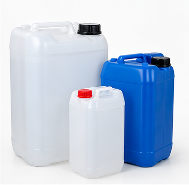 Plastic jerrican container