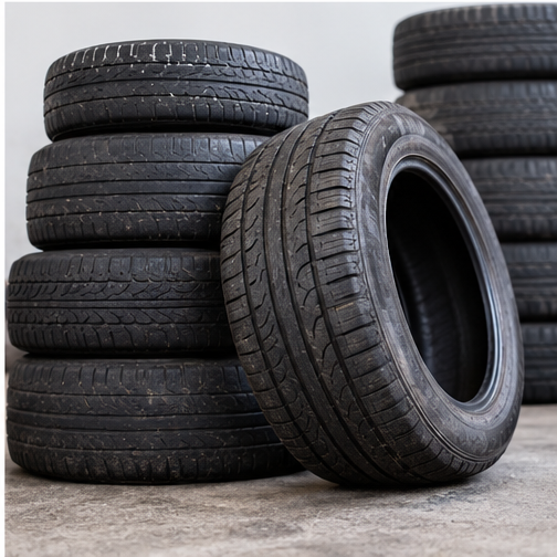 Waste tyre collection service