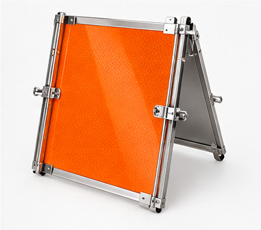 Folding orange ADR plate 300 x 400mm
