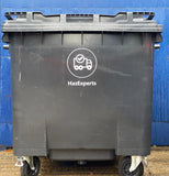 1100ltr Commercial Wheelie Bin HazExperts