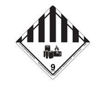 New Class 9 Lithium Batteries ADR Packaging Label